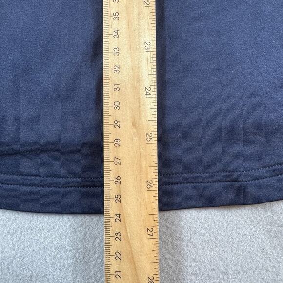 Cutter & Buck Notre Dame Quarter Zip Pullover L Navy Stretch Performance Top NWT - Picture 15 of 16